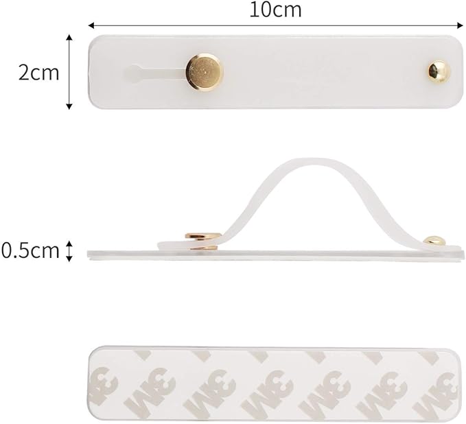 Removable and Reusable Cell Phone Grip Strap, Yetaida Telescopic Finger - Image 3