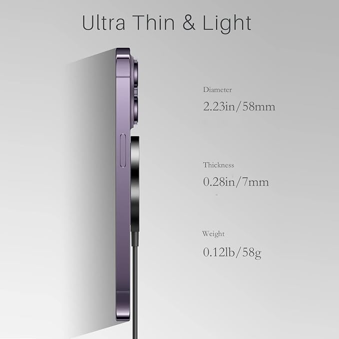 Magnetic Wireless Charger for iPhone 16/16 Pro/16 Plus/16 Pro Max, FDGAO 2 in 1 - Image 6