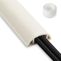 Cord Hider Floor, Cord Protector Floor Extension Cable Cover, Soft PVC Wire by LZEOY