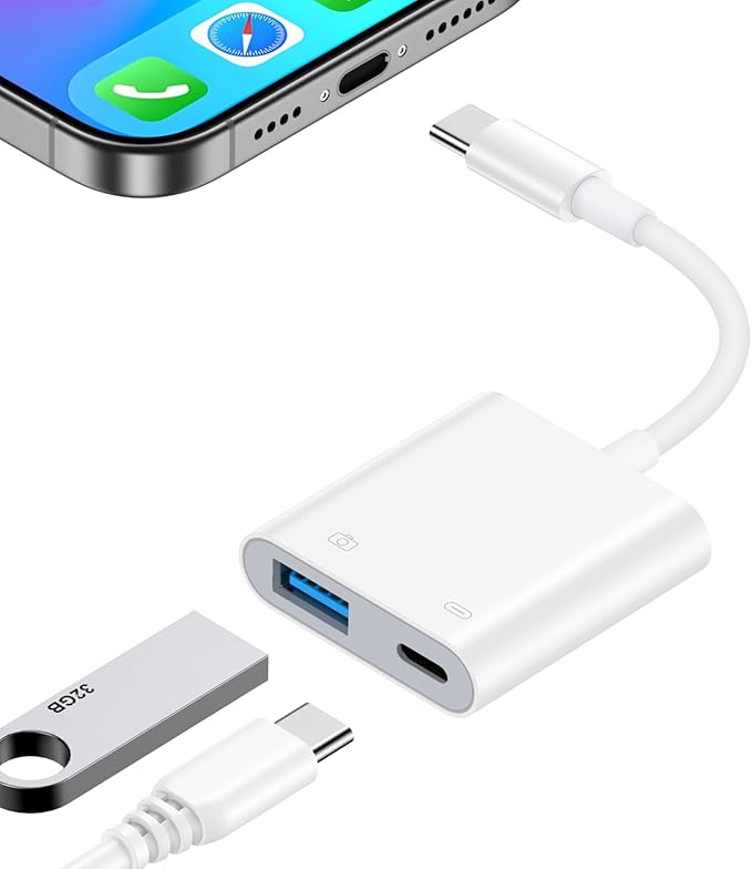 USB C to USB Camera Adapter by Eusbote