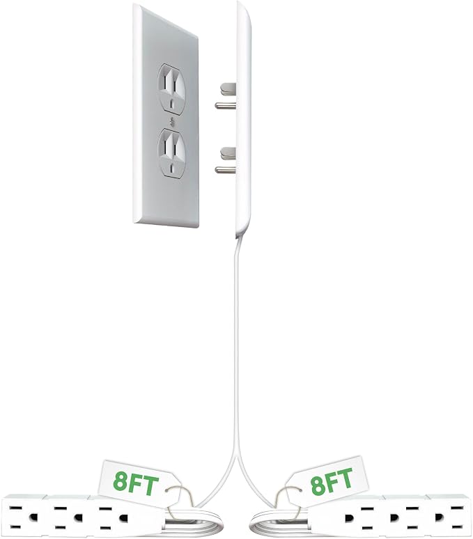 Sleek Socket Original & Patented Ultra-Thin Outlet Concealer by sleeksocket
