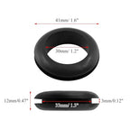 12 Pcs Rubber Grommets, 1-1/5" Inside Diameter 1-1/3" Drill Hole Rubber Wire - Image 2