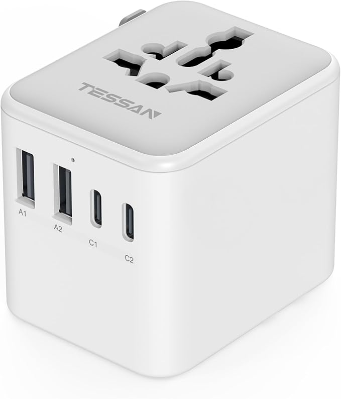 TESSAN Universal Travel Adapter, International Power Adapter by TESSAN