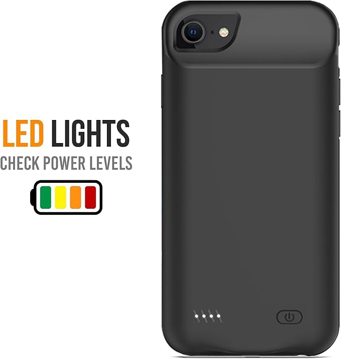 Battery Case for iPhone 7/8/6s/6/SE 2020/SE 3, Rechargeable Smart Extended - Image 4