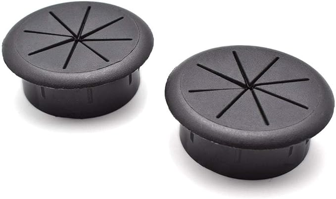 Aifeier ET 2 Inch Flexible Desk Grommets Wire Cord Hole Cover Cable Organizer - Image 2