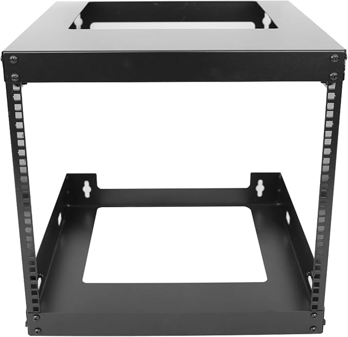 9U Wall Mount Open Frame 19 Inch Server Equipment Rack Wall Mountable Heavy - Image 3