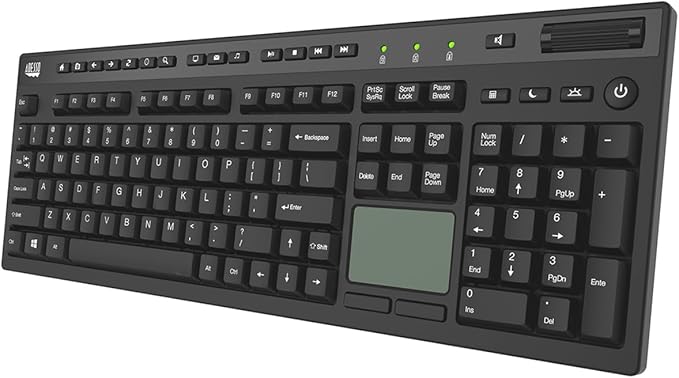 Adesso EasyTouch 445 Multi-Channel Wired Touchpad Keyboard by ADESSO
