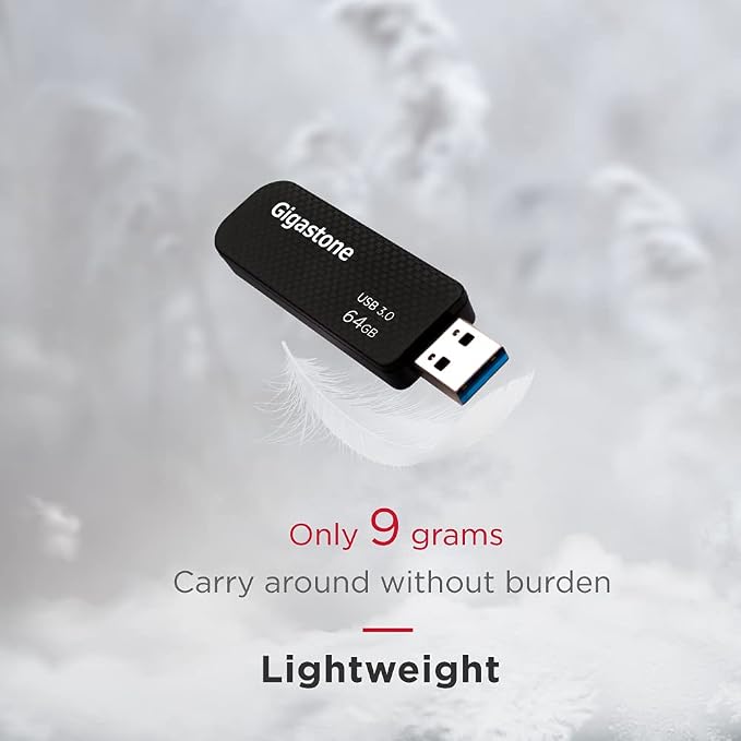 Gigastone Z30 64GB USB3.0 Flash Drive, Capless Retractable Design Pen Drive - Image 7