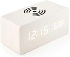 OCT17 Alarm Clock with Qi Wireless Charging Pad Compatible with iPhone Samsung - Image 5