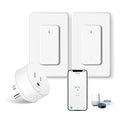 WiFi Smart Outlet Plug with Remote, Compatible with Alexa and Google Home via by greencycle
