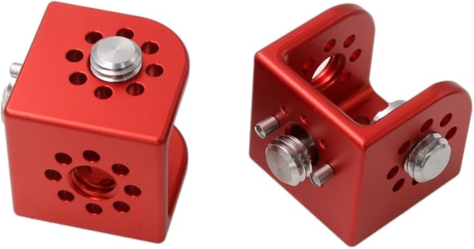 Block 3/8" Thread Bracket Lock Mounting Adapter Right Angle - Image 7