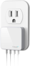 Nekmit USB C Charger, Thin Flat 52W 4-Port Fast Wall Charger by Nekmit