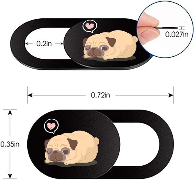 Laptop Camera Cover Slide 3 Pack Ultra Thin Slide Computer Webcam Covers - Image 3