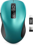 Trueque Wireless Mouse for Laptop, 2.4GHz Ergonomic Computer Mouse by Trueque