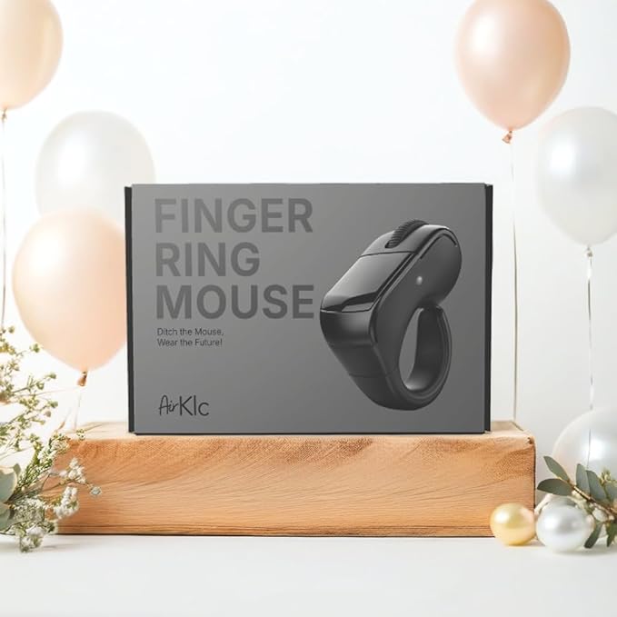 AirKlc Finger Ring Mouse, Cursor Control, Video Scroll, Compatible - Image 4