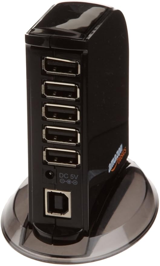 Amazon Basics 7 Port USB 2.0 Hub Tower - Image 2