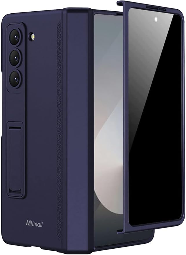 Miimall for Z Fold 6 Case with Privacy Screen Protector, Built-in Adjustable by Miimall