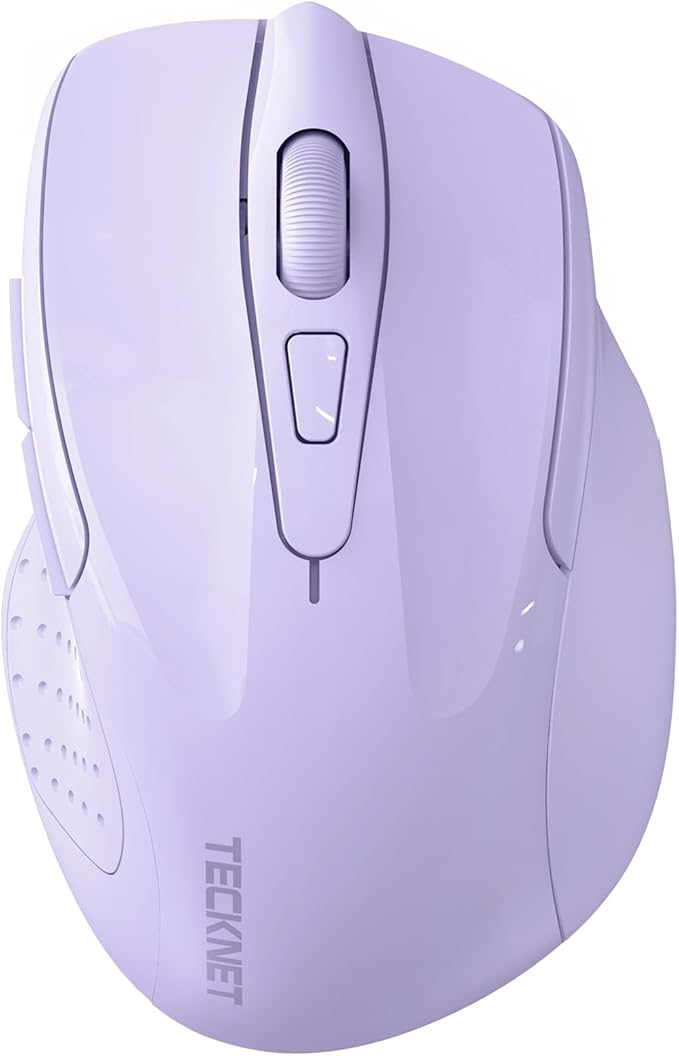TECKNET Wireless Mouse Silent 4800 DPI Computer USB A & Bluetooth Mouse 6 by Tecknet