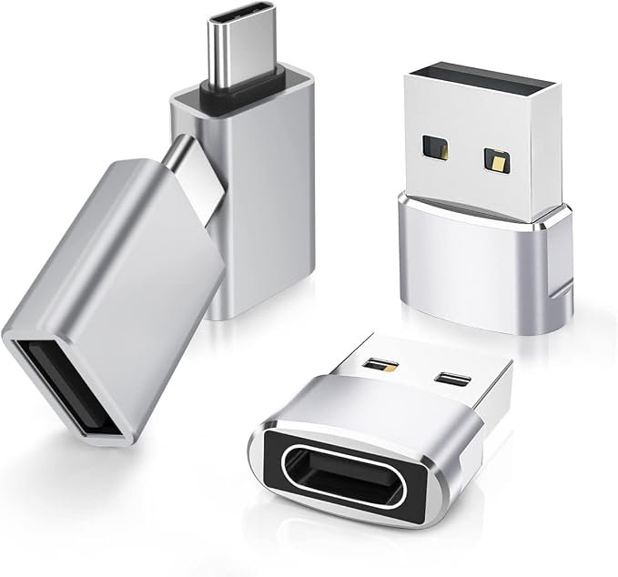 Elebase USB to USB C Adapter&Type C Male to 3.0 Female Adaptor 4PCS, by Elebase