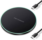 20W Fast Wireless Charger Pad, Wireless Phone Charging Station Compatible by WirelessCharger