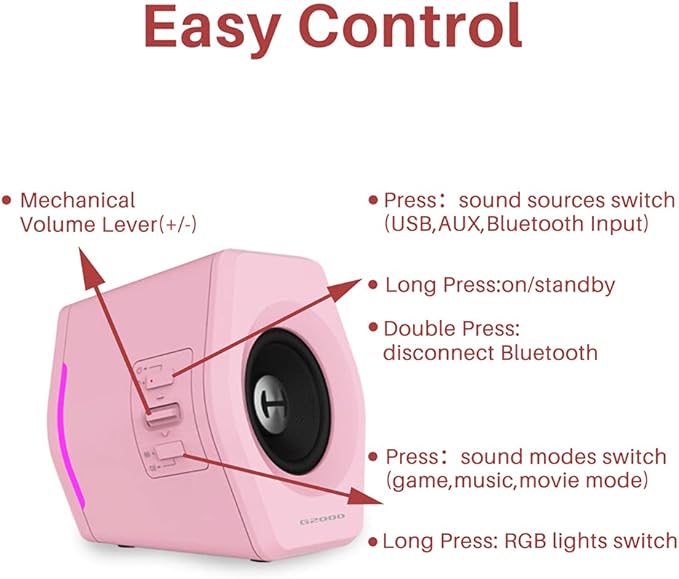Edifier G2000 32W PC Computer Speakers - Image 8