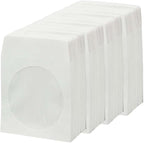 BestDuplicator White CD/DVD Paper Sleeves by BestDuplicator
