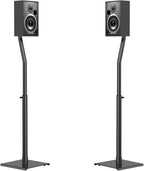 USX MOUNT Universal Speaker Stands, Height Adjustable Extend 30.0" to 39.1" by USXMOUNT
