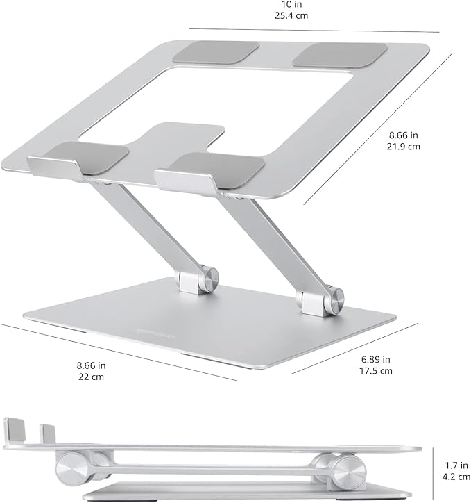 Amazon Basics Sturdy and Portable Ergonomic Laptop Stand - Image 7