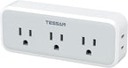 Multi Plug Outlet Extender, TESSAN Surge Protector Wall Plug Splitter by TESSAN