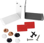 SourceTon 2 Packs Aluminum Headphone Stand Hanger and 6 Cable Clips, 2 Headset - Image 2