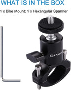PULUZ Camera Handlebar Mount for Gopro Bike Motorcycle Mount, Aluminum Bicycle - Image 6