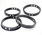 3-9/16" Black Snap-in Knockout Insulating Bushing Grommets, Plastic Cable Hole by EASYEAH