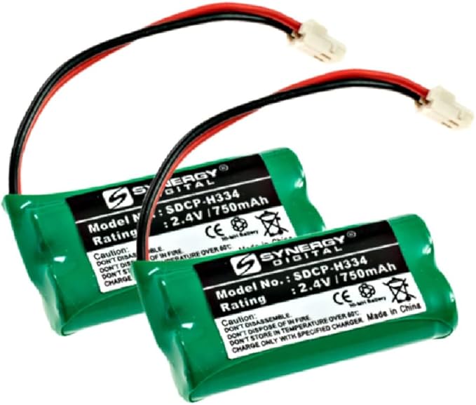 Synergy Digital Cordless Phone Battery, Compatible by Synergy+Digital
