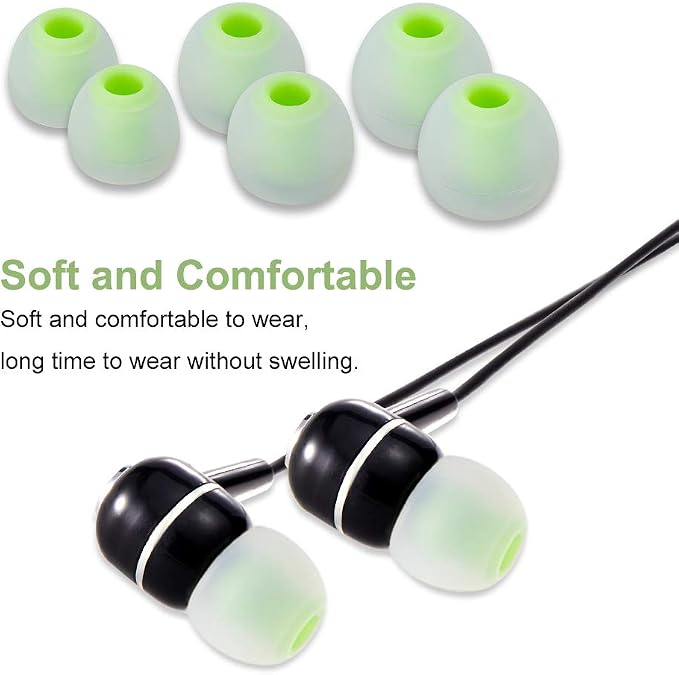 Earbud Tips Soft Silicone Earbuds Replacement Tips Fit - Image 4