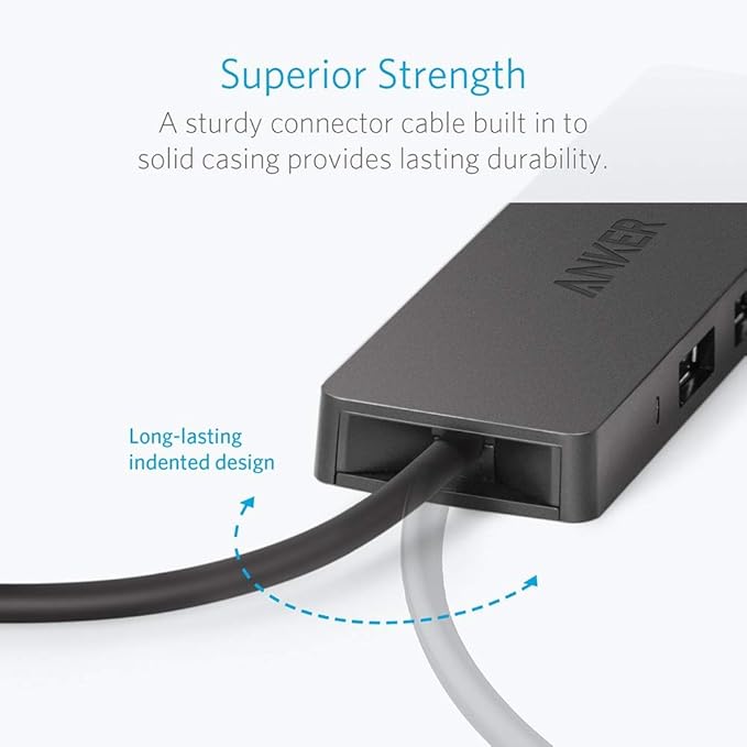 Anker 4-Port USB 3.0 Hub, Ultra-Slim Data USB Hub - Image 4