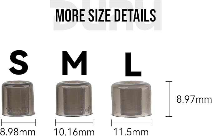 Linsoul DUNU S&S Silicone Eartips S/M/L - Image 6