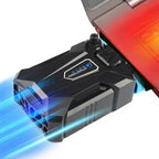 Laptop Cooler - with Vacuum Fan，Gaming Laptop Fan with Display ，4000 RPM - by Elfzone