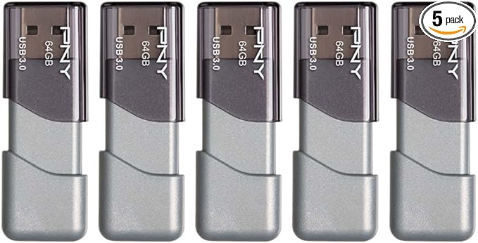 PNY 64GB Turbo Attaché 3 USB 3.0 Flash Drive by PNY