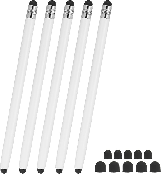 PATIKIL 5 Pcs Stylus Pens for Touch Screens, 2 in 1 High Sensitivity Universal by PATIKIL