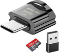 Type C Micro SD Card Reader, BorlterClamp USB C TF Card Reader Adapter by BORLTERCLAMP