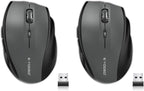 E-YOOSO Wireless Mouse for Laptop, Portable Optical Computer Mouse, 6 Buttons by E-YOOSO