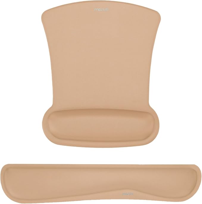 MOSISO Wrist Rest Support for Mouse Pad & Keyboard Set, Ergonomic Mousepad by MOSISO