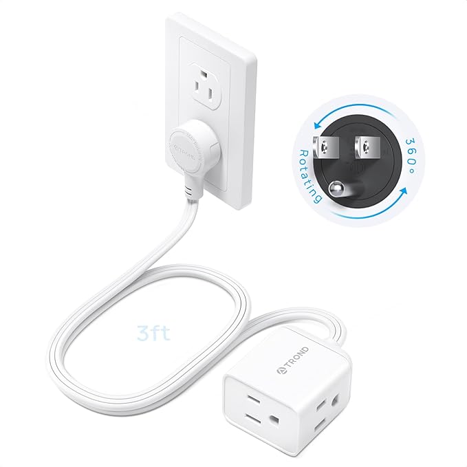 TROND Short Extension Cord 3ft by TRONDOfficial