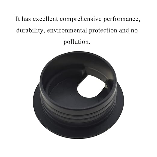 HAHIYO 2Pcs 1.5Inch/38mm Black ABS Plastic U-Shaped Desk Grommet Wire Grommet - Image 4