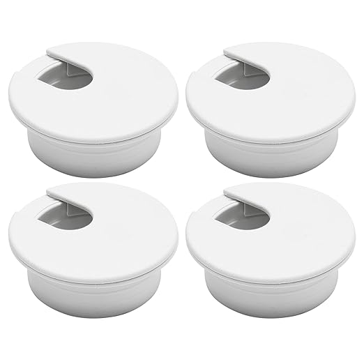 Desk Grommet 1-3/8", Desk Cord Hole Cover, Cable Grommet ABS Plastic, Desk Hole by BOPOREAE
