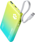 INIU PawGo Portable Charger, 45W PD 10000mAh Fast Charging Slim Power Bank by INIU