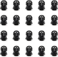 Cable Gland 20 Pack Plastic Waterproof Adjustable Connector 4-8mm PG9 Strain by CGELE