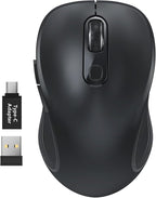 WisFox 2.4G Wireless Mouse for Laptop, Ergonomic Computer Mouse by Bringyouqualityproducts