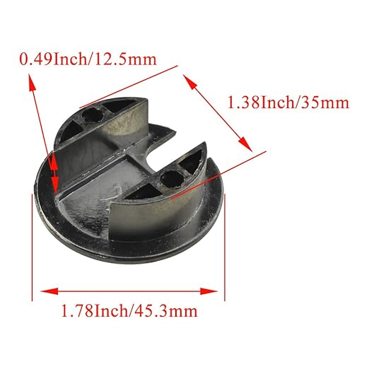 HAHIYO 2Pcs 1.38Inch/35mm Bronze Zinc Alloy Desk Grommet Wire Grommet Cable - Image 2