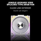 Jungle Leopard Interstellar V2 RS 120mm PC Reverse Blade Case Fan Infinity - Image 5